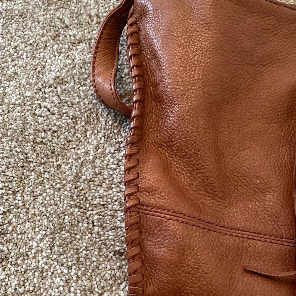 Hobo Brown Leather Fringe Bag - Picture 3 of 7